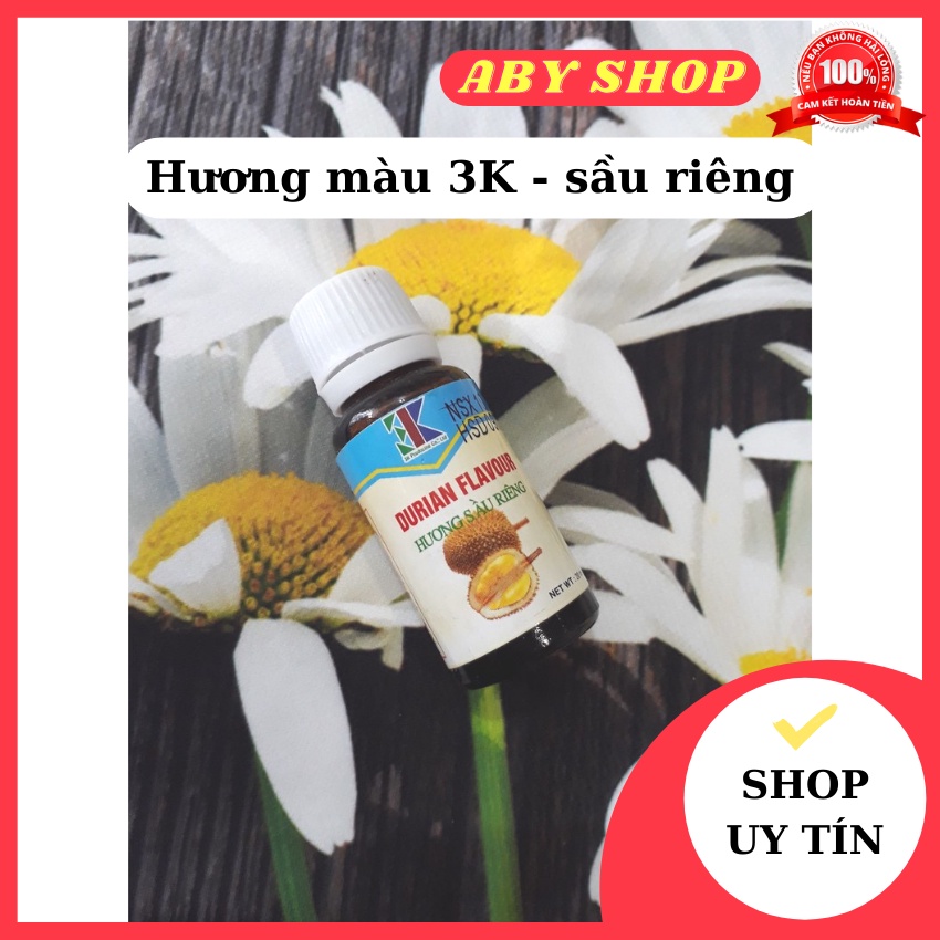 Hương màu 3K ⚡ CHẤT LƯỢNG CAO ⚡ hương tạo màu cho bánh vị sầu riêng