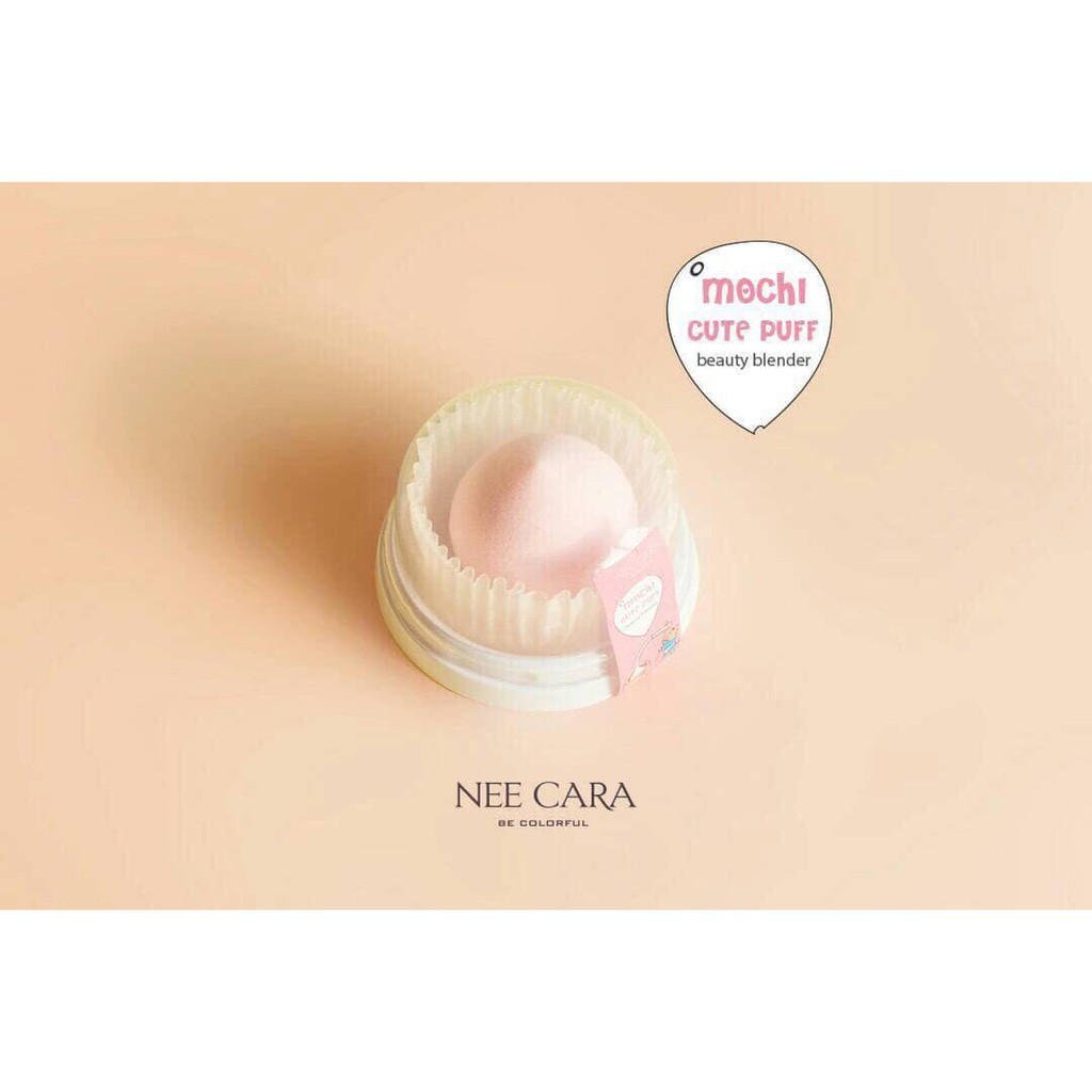 Bông Phấn Trang Điểm Nee Cara Phiên Bản Mochi Đáng Yêu