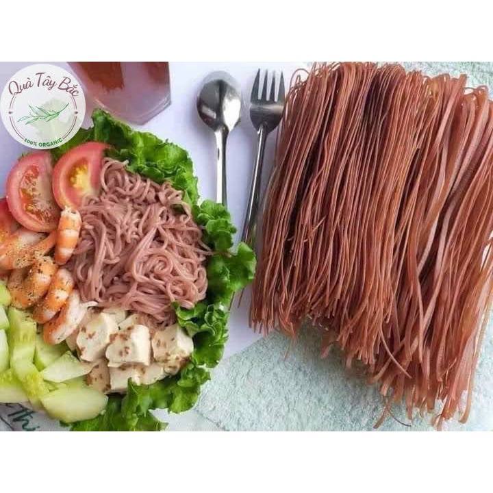 Bún gạo lứt đỏ/ Phở gạo lứt/ Bún ngũ sắc thực dưỡng Eatclean 500g | BigBuy360 - bigbuy360.vn