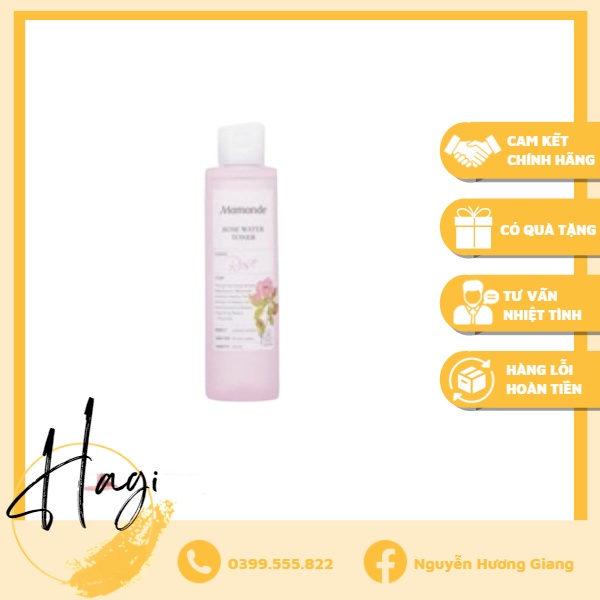 Nước hoa hồng Mamonde Rose Toner