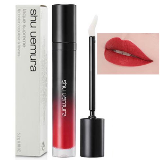 Son kem lì Shu Uemura Matte Supreme Lacquer Lipstick 5.4g (#RD01: Đỏ tươi)