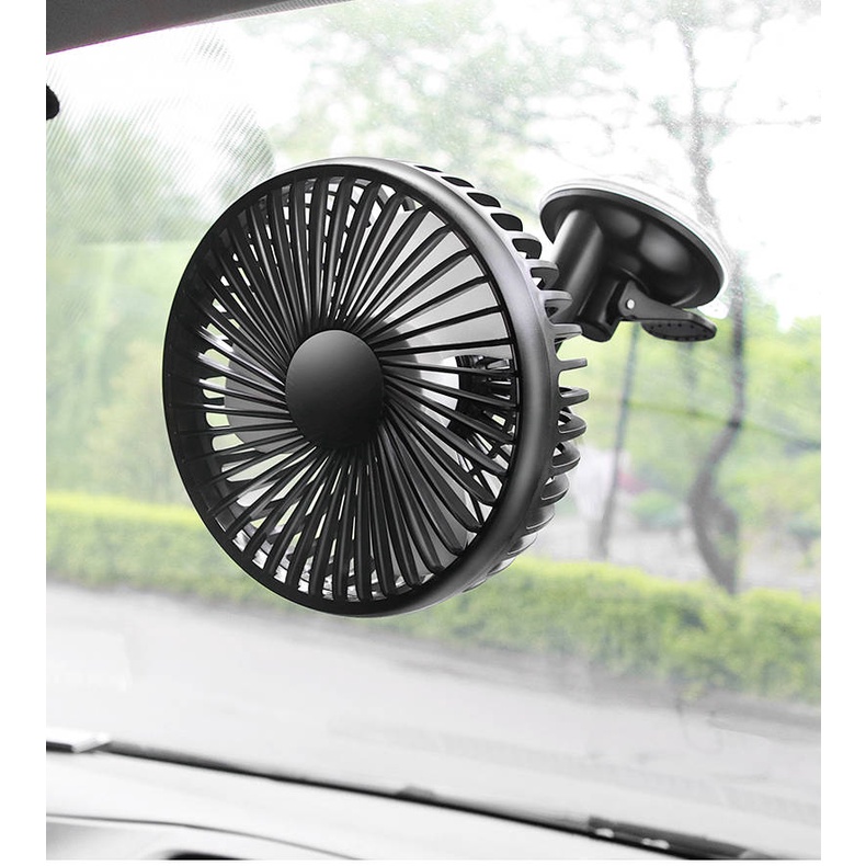 Quạt làm mát hai đầu 24v12v gắn lưng ghế sau xe hơi / xe tải