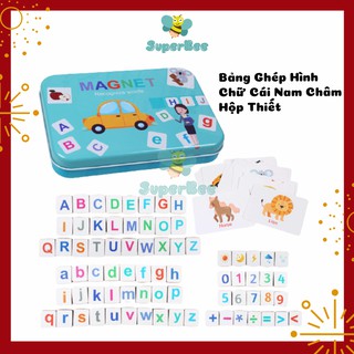 Đồ Chơi Bảng Chữ Cái Ghép Hình Nam Châm Superbee, Đánh Vần Tiếng Anh Xếp Hình Các Sự Vật Quen Thuộc Giáo Dục Sớm Cho Bé