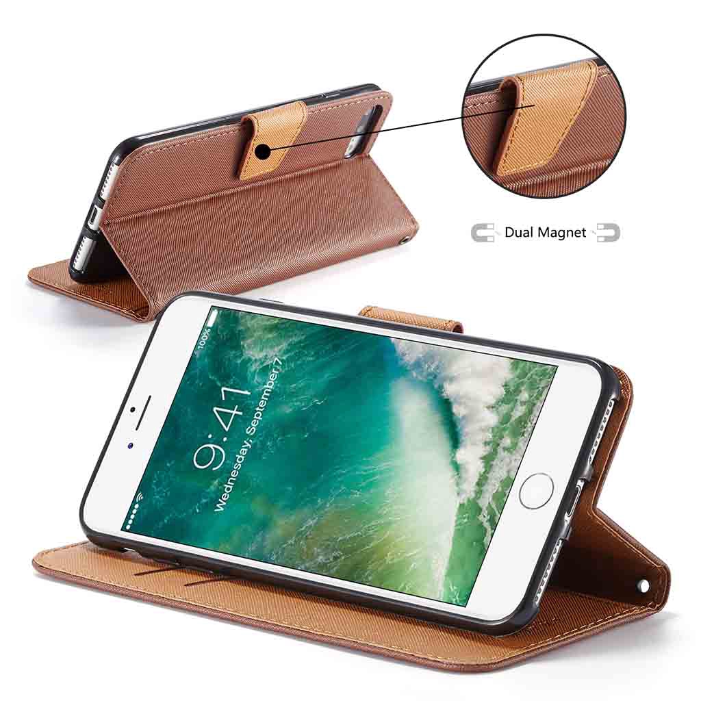 Bao da điện thoại kèm dây đeo thời trang cho iPhone 6 6S 6Plus 6Splus 7 8 7Plus 8Plus X XS XR XSM 11 11Pro 11Promax | BigBuy360 - bigbuy360.vn