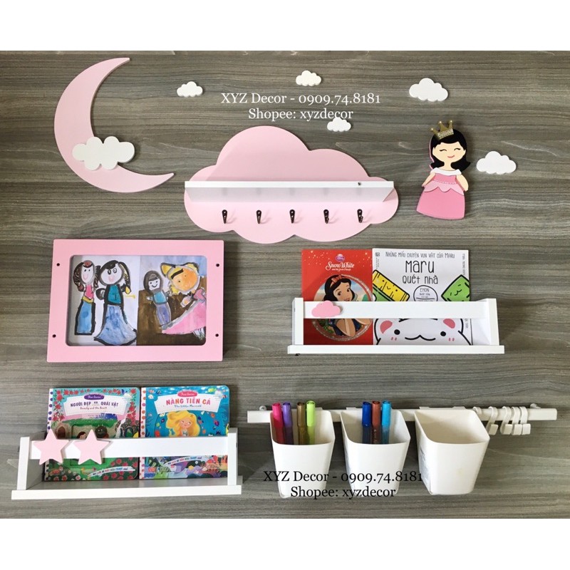 KỆ SÁCH TREO TƯỜNG THANH NGANG XYZDECOR | BigBuy360 - bigbuy360.vn