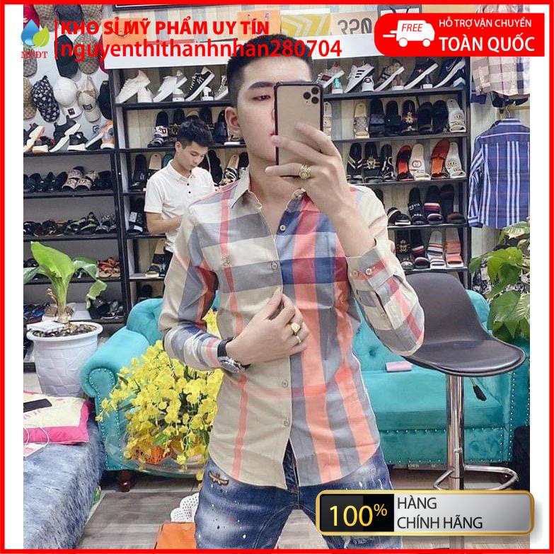 Áo sơ mi - Áo sơ mi BurBeRi cao cấp ,mềm mịn, thấm hút mồ hôi, form trẻ trung | BigBuy360 - bigbuy360.vn