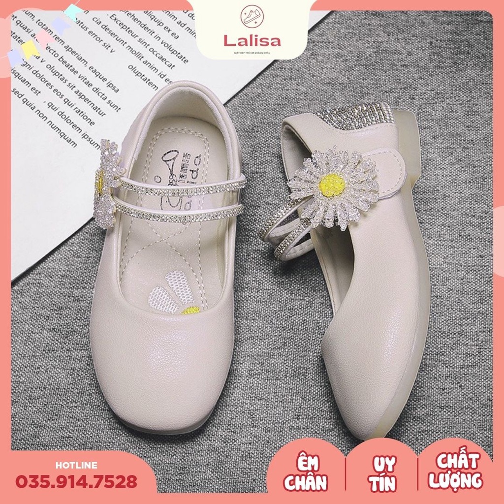 [Hàng chính hãng] Giày Búp Bê Bé Gái Hoa LALISA, Phong Cách Thời Trang Hàn Quốc, Size từ 31-36, K20