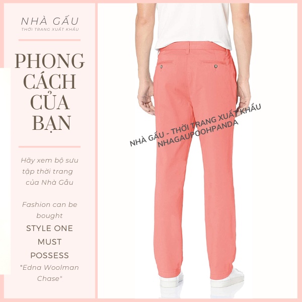 Quần dài nam Nautica màu cam