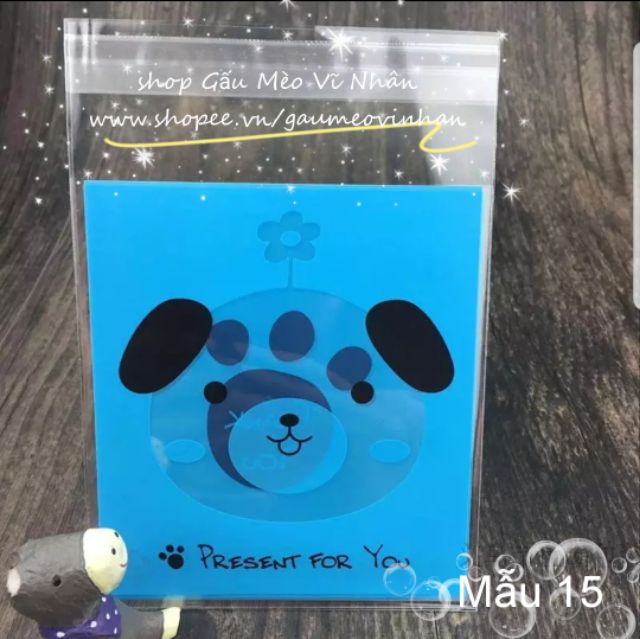 10 cái Bao bì squishy, bao bì bánh kẹo size 10*10cm (phần 2)