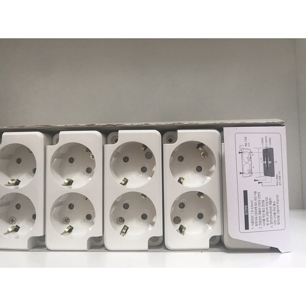 Ổ CẮM HÀN QUỐC 3 LỖ 2 LỖ KHÔNG DÂY