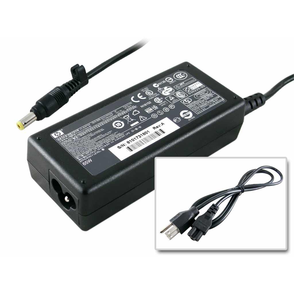 Sạc Laptop HP chân kim to 18.5V - 3.5A (Adapter HP tròn to) kèm dây nguồn