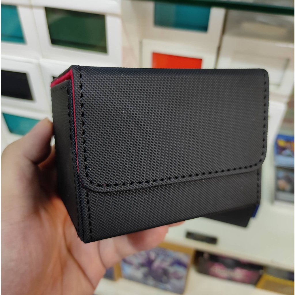 Phụ Kiện Yugioh, Vanguard, Pokemon - Hộp Đựng Bài Da PU Cao Cấp, Chứa Tới 100 Lá Bài