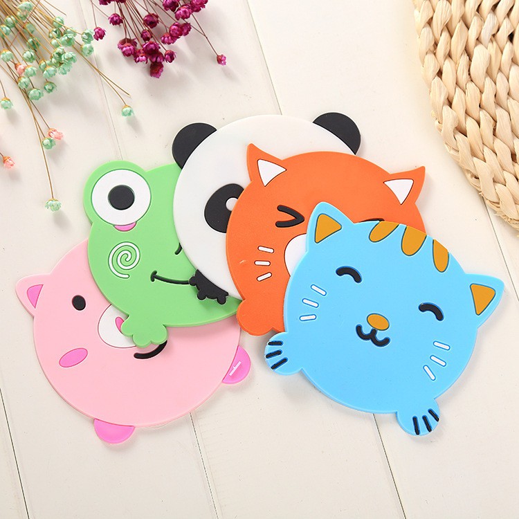 LÓT LY SILICON MỀM HÌNH THÚ CUTE