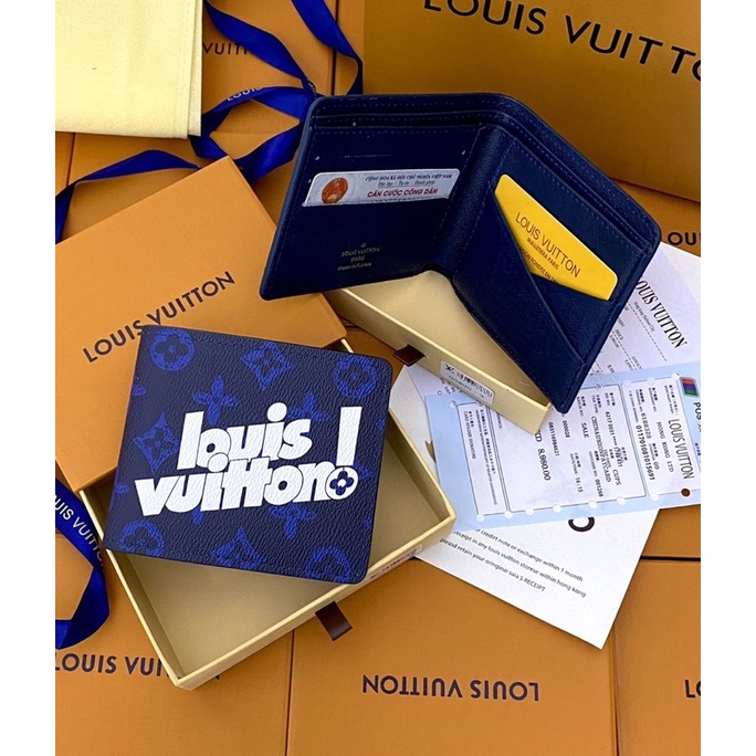 ví ngang lv nam fullbox , chất liệu mềm mịn không bong tróc