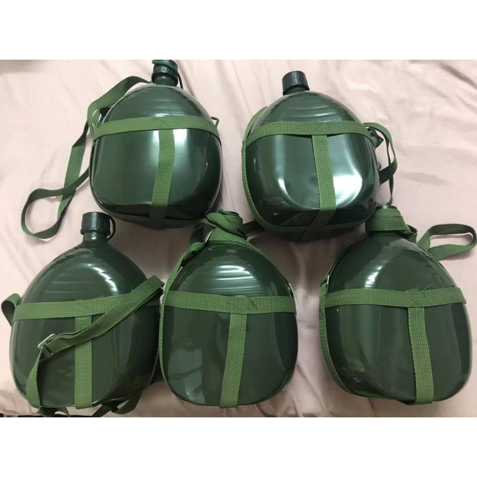 Bình Tông, Bình Bi Đông Vỏ Nhôm 🍾 dung tích 1 lít, 2 lít, 3 lít đựng nước, đựng rượu 🍾