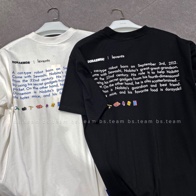 [Levents Chính Hãng] Áo thun 𝗗𝗢𝗥𝗔𝗘𝗠𝗢𝗡 𝗠𝗜𝗡𝗜 𝗖𝗔𝗧 𝗟𝗘𝗩𝗘𝗡𝗧𝗦 | LEVENTS® | DORAEMON MINI CAT TEE