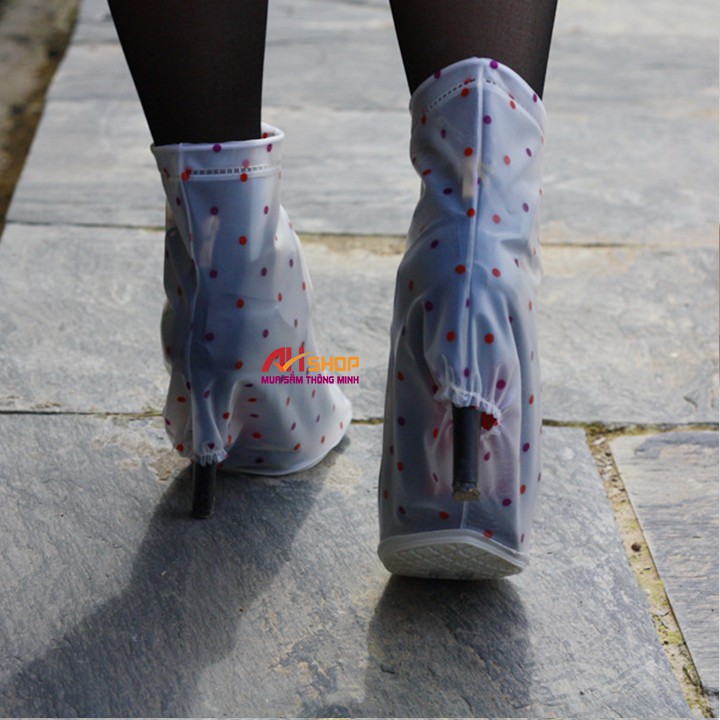Bao bọc giày cao gót nữ đi mưa chống nước