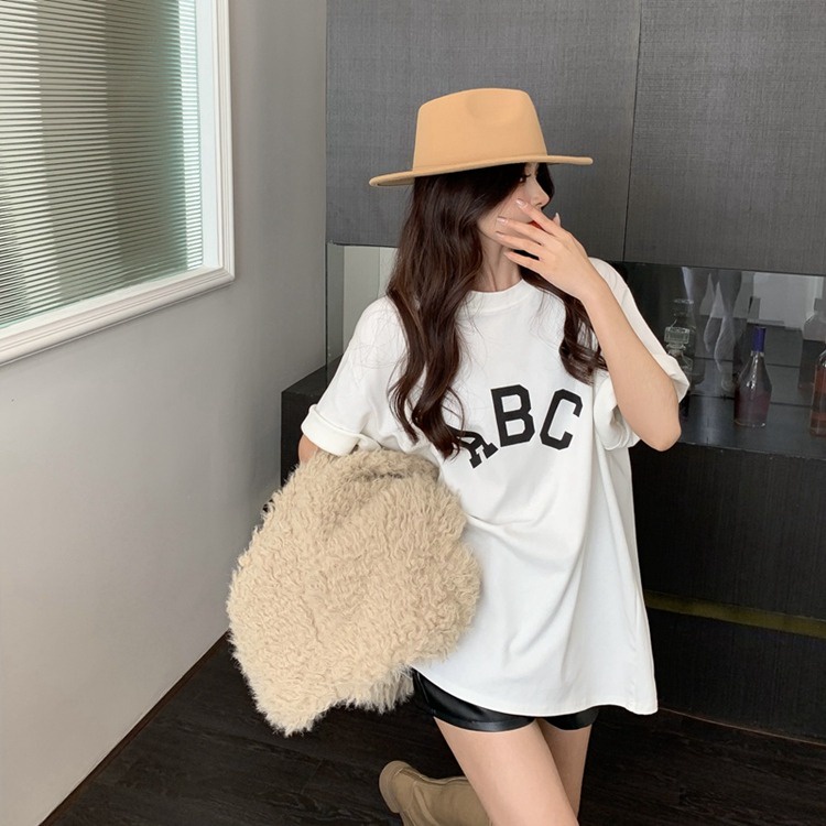 Áo thun tay lỡ ABC chất cotton sịn CoolZ phông Unisex nam nữ Cotton oversize form rộng phong cách Hiphop