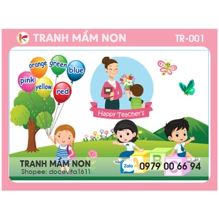 Decal trang trí lớp học tr-001