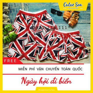 Quần đôi đi biển cờ Anh