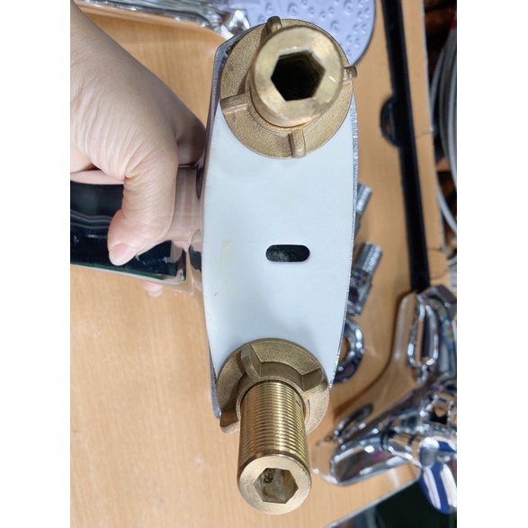 Bộ sen tắm nóng lạnh AQUA hàng đồng nặng mạ crom bóng đẹp