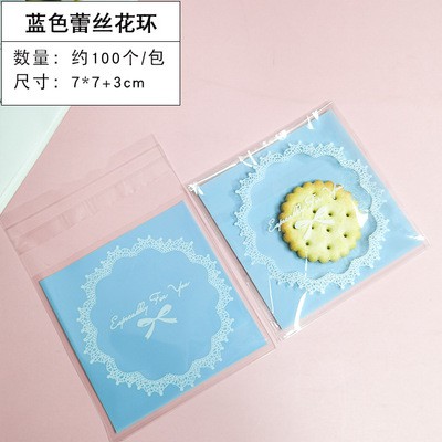 Túi dán 7x7cm đựng bánh kẹo