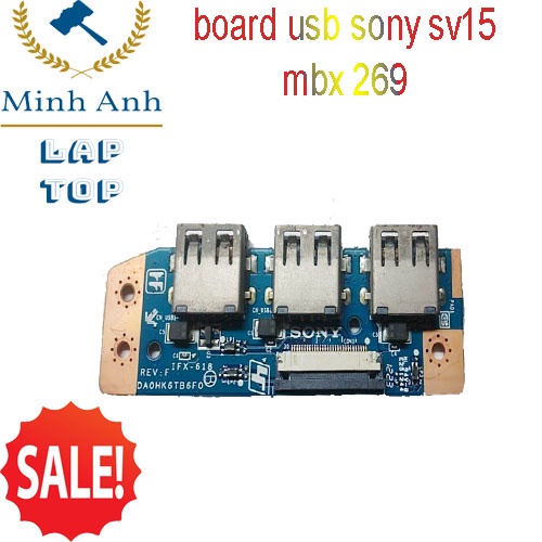 Bộ mạch kết nối usb laptop sony vaio sv15 mbx 269 - board mạch
