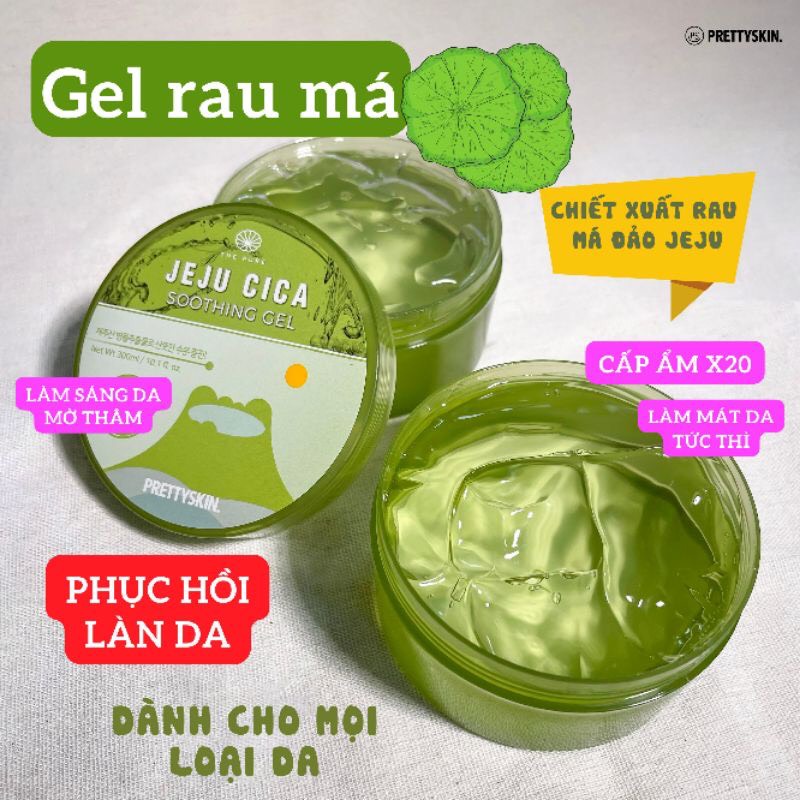 (Trả Giá còn 72k) Gel dưỡng đa năng Soothing Gel Pretty Skin (PrettySkin)