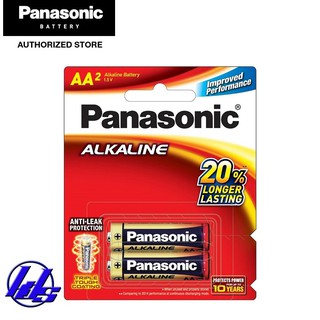 Pin AA Panasonic LR6T/2B Alkaline Long Lasting - Vỉ 2 viên