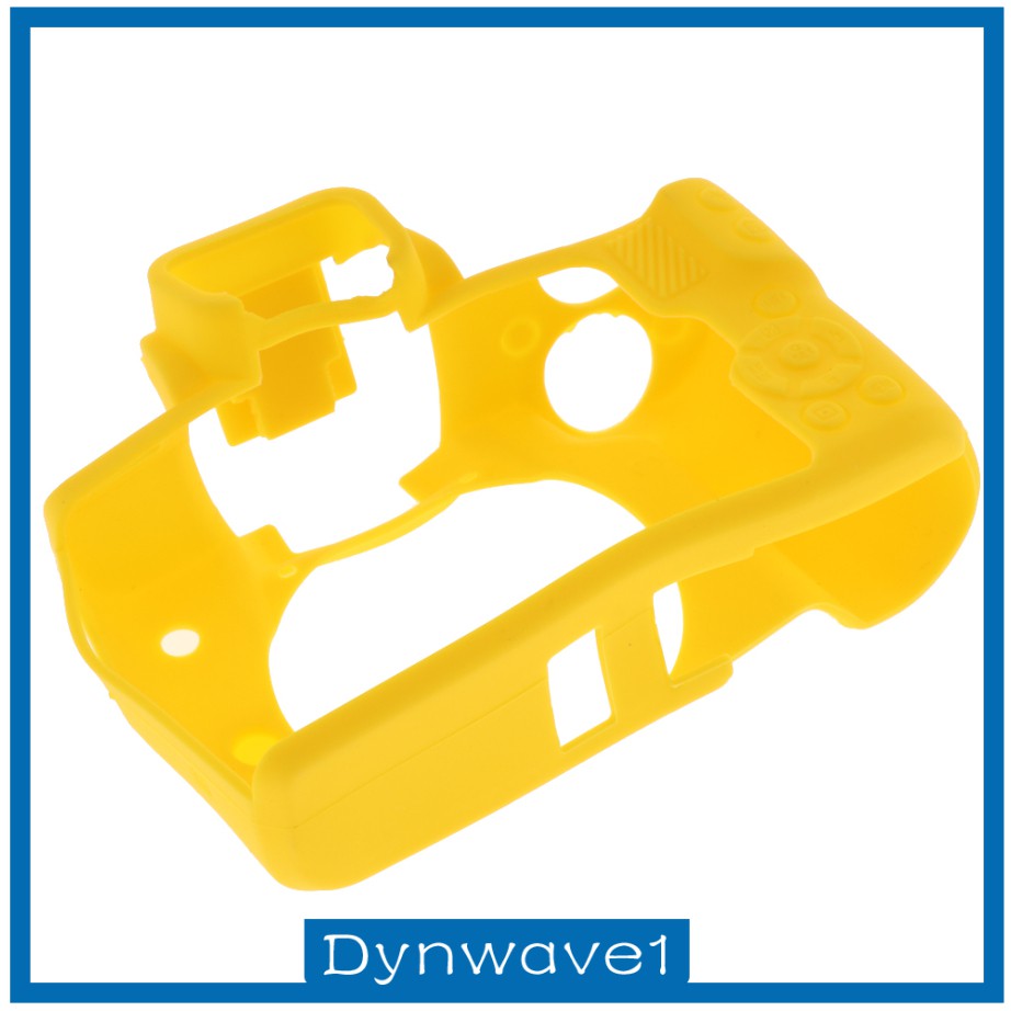 Ốp Máy Ảnh Kỹ Thuật Số Bằng Cao Su Silicone Mềm Màu Đen Cho Canon EOS M50 Dynwave1