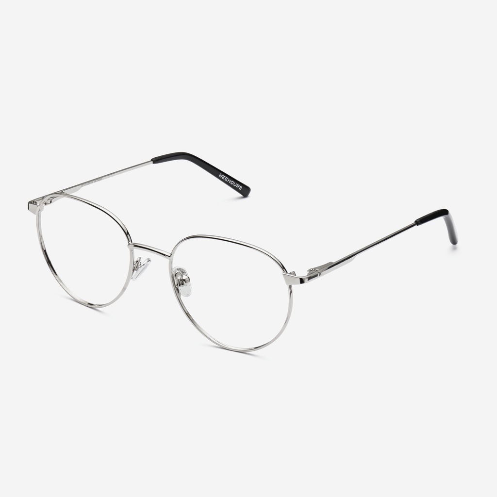 Gọng kính cận nam/nữ WeeHours WHIZ, dáng tròn thời trang, chất liệu kim loại không gỉ | BigBuy360 - bigbuy360.vn