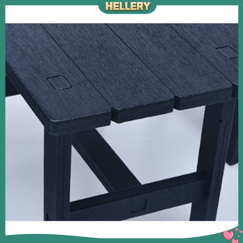 Bàn Ăn 2 Ghế Màu Trắng Tỉ Lệ 1 / 6 Trang Trí Nhà Búp Bê