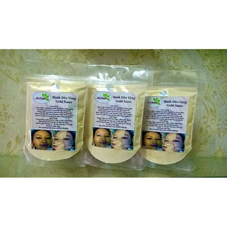 mặt nạ dẻo vàng sâm  nano handmade 100g