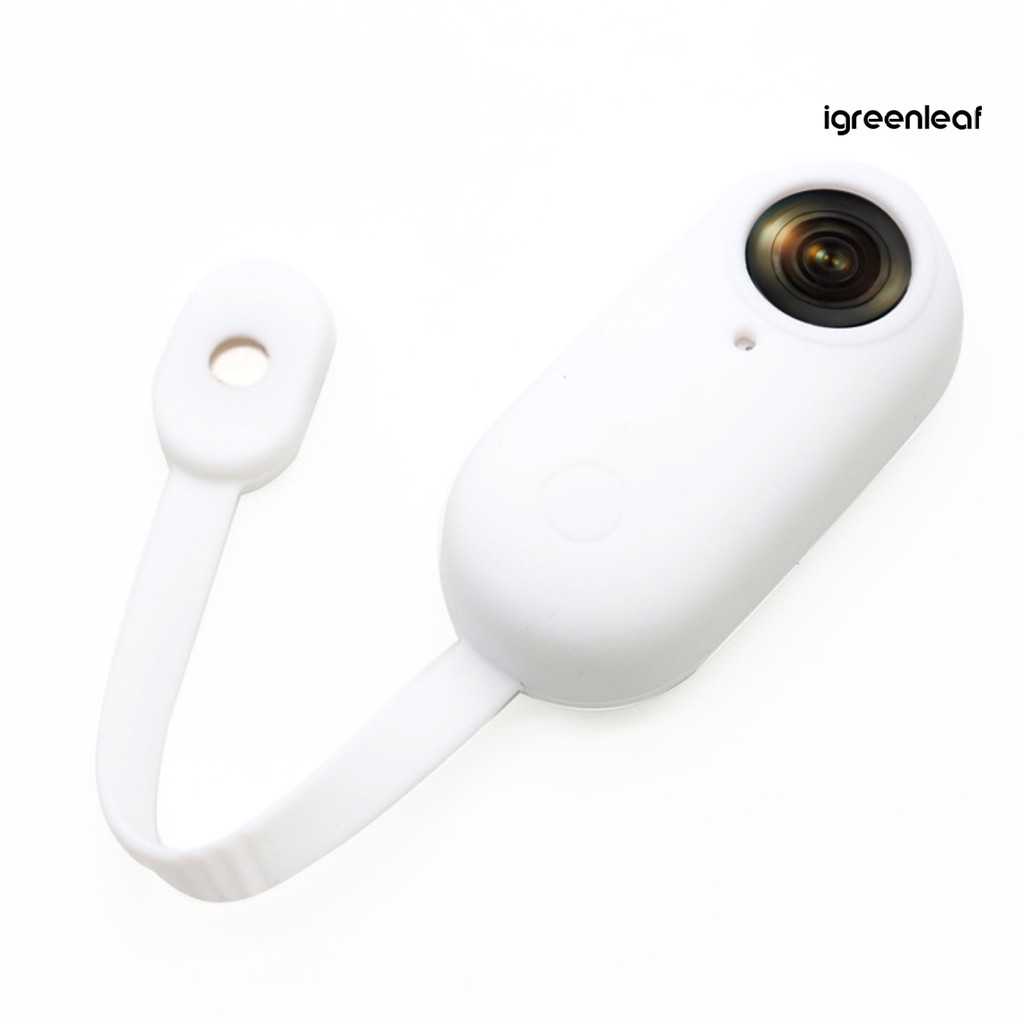 IG Portable Anti-shake Silicone Camera Protective Cover with Strap for Insta360 GO