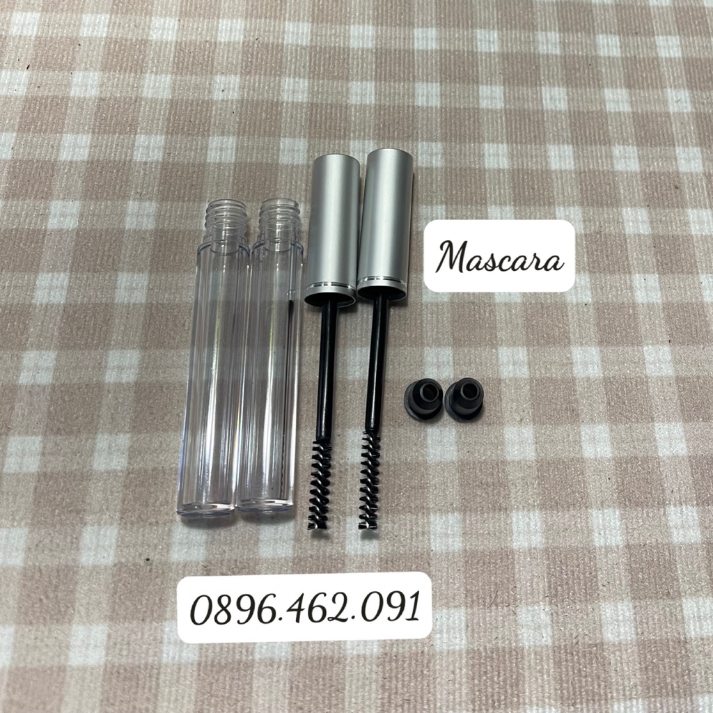 VỎ CHAI THỦY TINH ĐỰNG MASCARA, SON KEM, SON DƯỠNG, DẦU DỪA 5ML