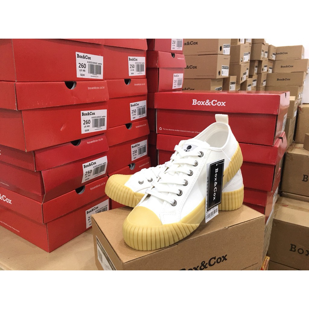 🔥[FULLBOX + ẢNH THẬT]: Giày thể thao Hàn Quốc Humming White Gum Sole BoxandCox HOT nhất năm 2019