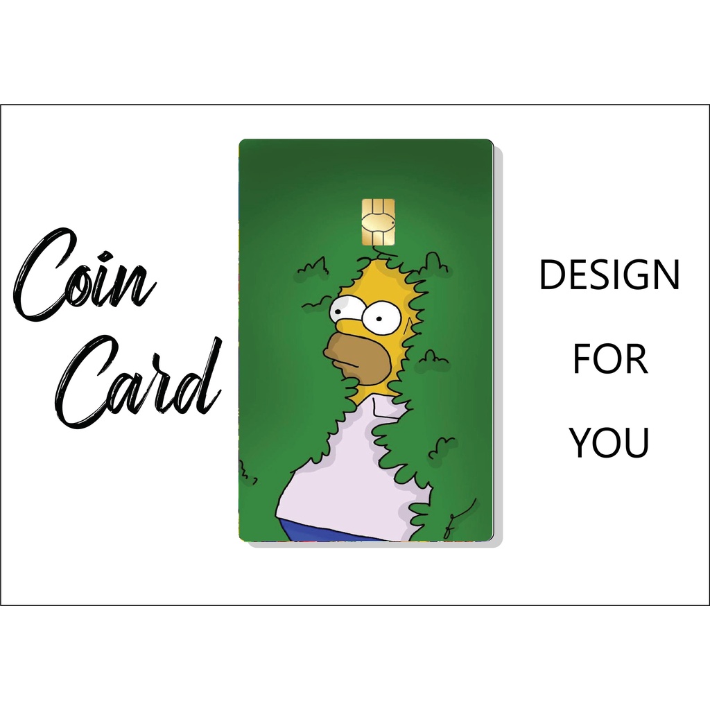 SIMPSONS comic  ‍‍‍ (Sticker dán Thẻ ATM, Debit ,Thẻ Từ, Thẻ Chung Cư) | COINCARD