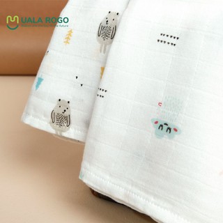 Khăn sữa sợi tre uala rogo, set 6 khăn 30x30