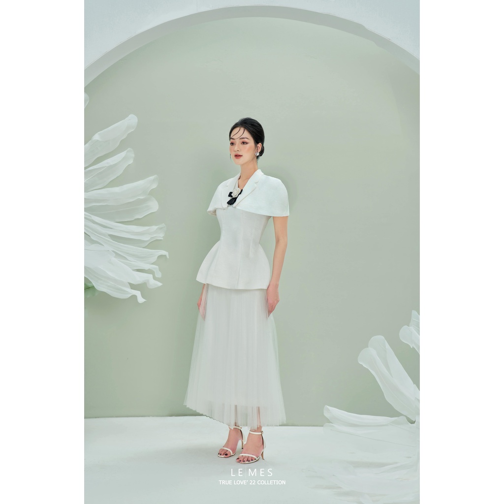 LEMES - Áo 2 dây ELPIS phối chân váy See