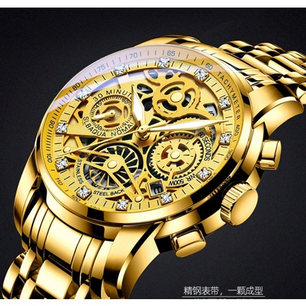 Đồng Hồ  Tự Động Nam Chính Hãng Automatic Kiểu Dáng Thời Trang Đẹp Đẳng Cấp