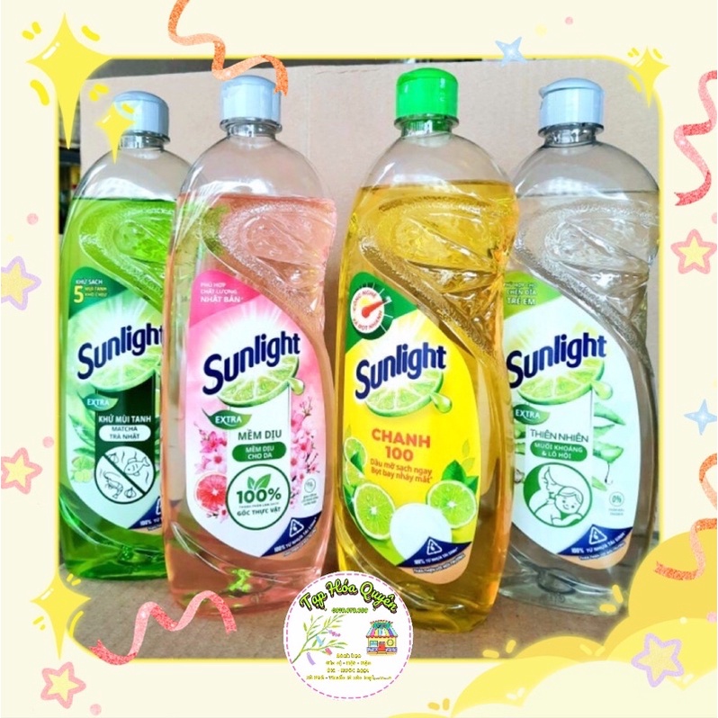Nước Rửa Chén Sunlight Các Loại Chai 725ml [750g]