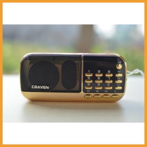 [Hàng Nhập Khẩu] Loa Nghe Nhạc USB Thẻ Nhớ FM CR-836s - Máy Nghe Pháp Đa Năng Craven 836s - Siêu Bền