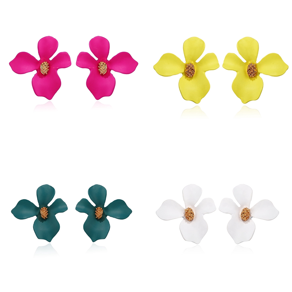 Cặp Bông Tai Hình Hoa Phong Cách Bohomian Cho Nữ