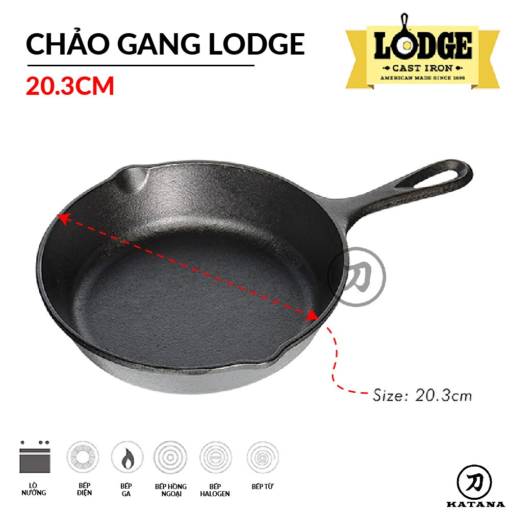 Lodge - Chảo gang - 20.3cm