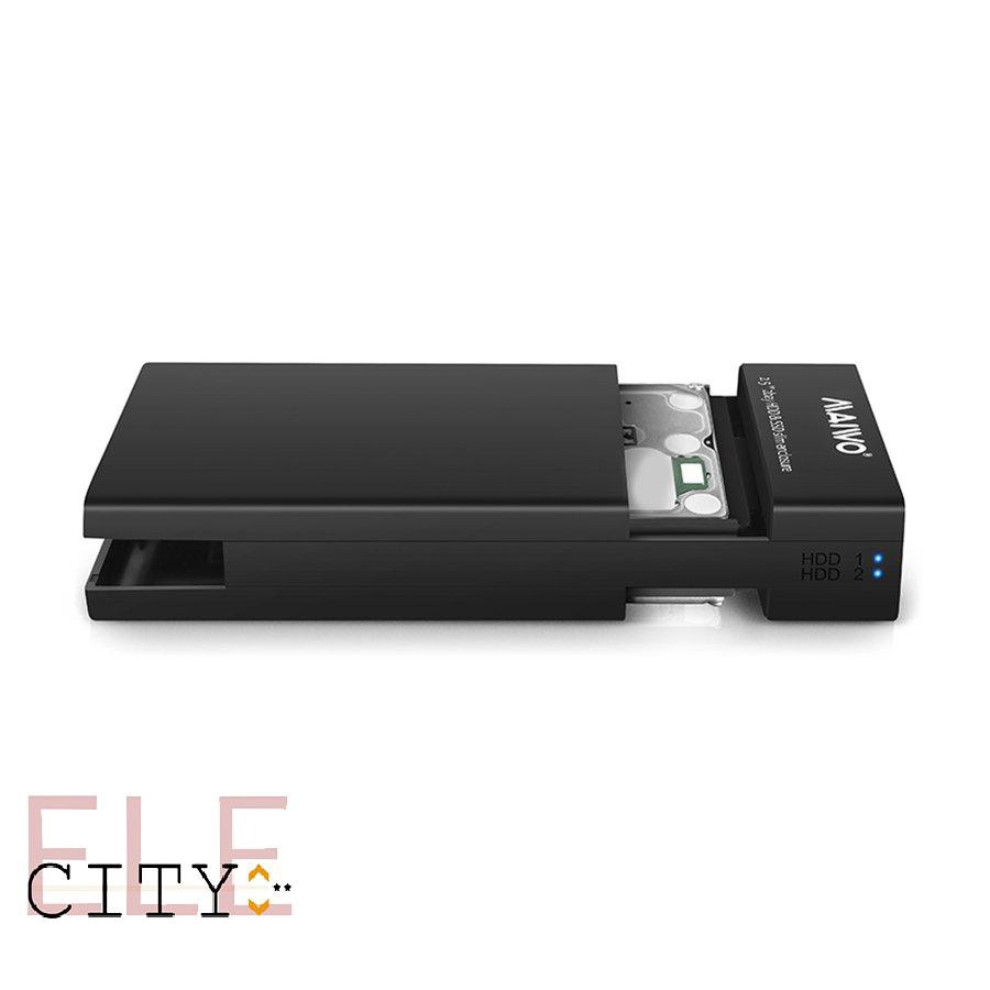 Ổ Cứng Di Động 20ele K25682 Dual Bay Hdd Ssd Usb3.0 | BigBuy360 - bigbuy360.vn