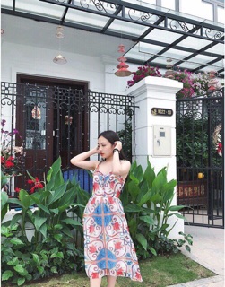 Váy 2 dây thiết kế loại 1 ( cam kết giống ảnh)