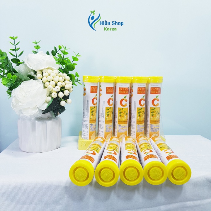 Viên sủi C P.lar's multi safe  bổ sung vitamin, tăng cường sức khoẻ, nâng cao sức đề kháng
