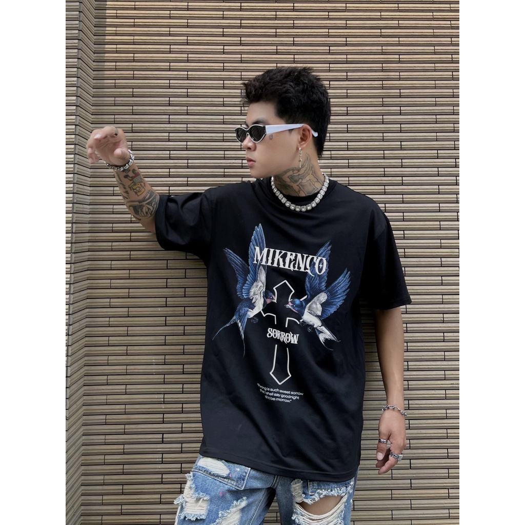 Áo phông MIKENCO SORROW TSHIRT,áo thun unisex in hoa tiết limi 3D from ovesize nam nữ