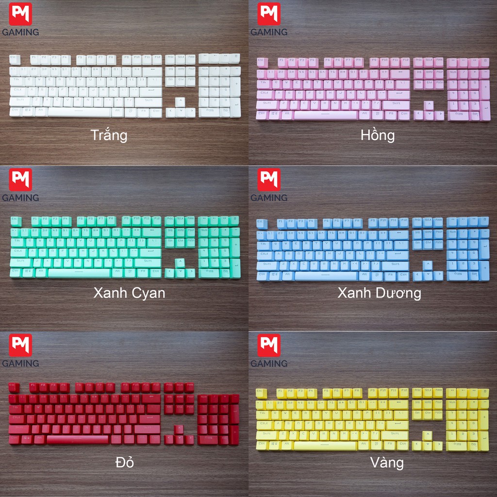 PHÍM KEYCAP XUYÊN LED ABS DOUBLE SHOT