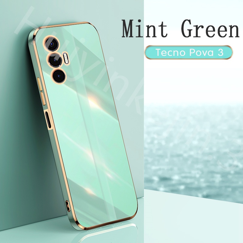 Ốp Lưng Mạ ĐiệN Cho Tecno Pova 3 LF7n